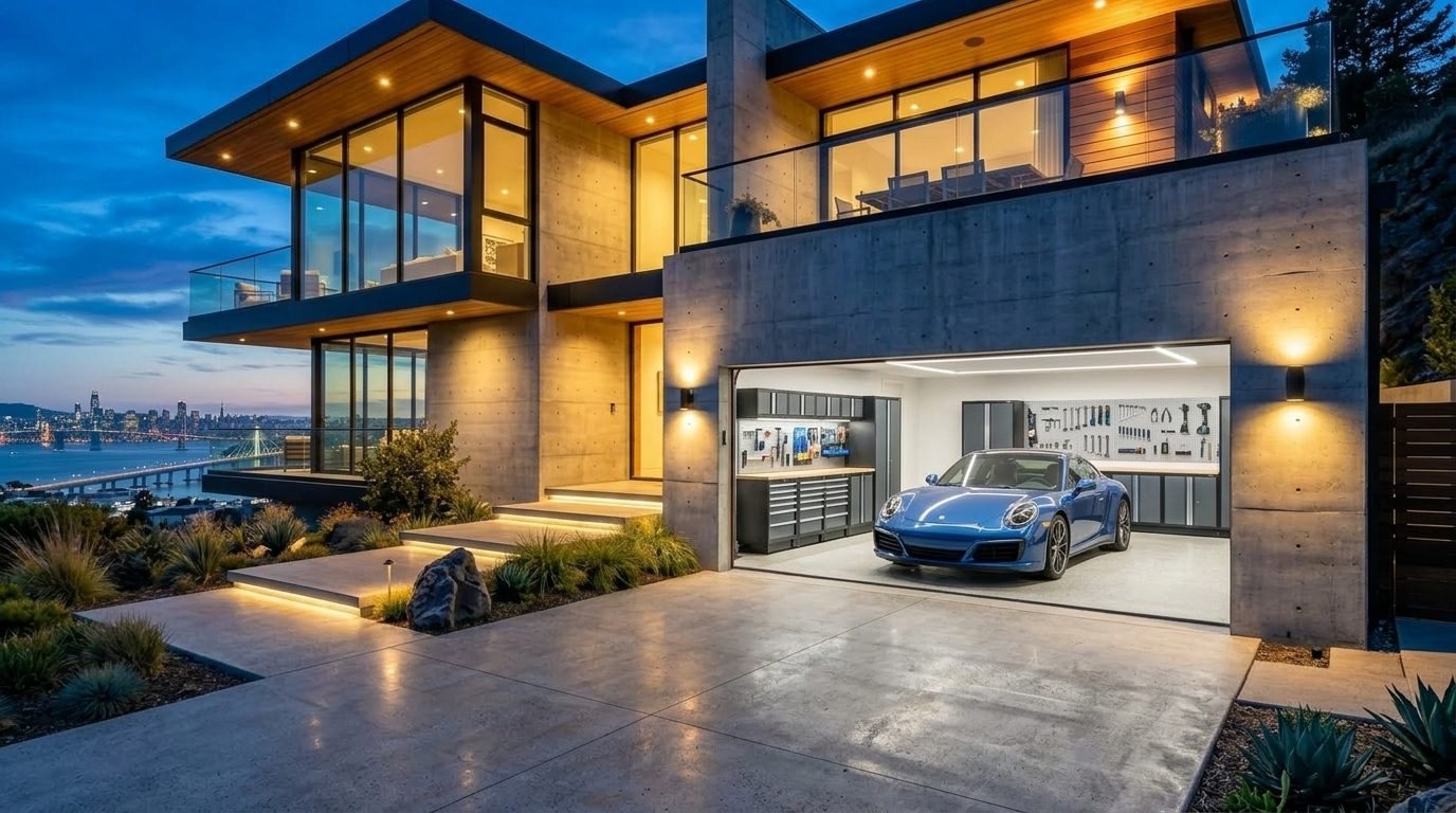 Aria Instant Garage Door Overhead Garage Door Gliding Open in Norwood, MA
